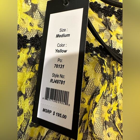 NWT Romeo & Juliet Couture Floral Lace Midi SWEETHEART Dress, Medium FIT & FLARE - Picture 5 of 12